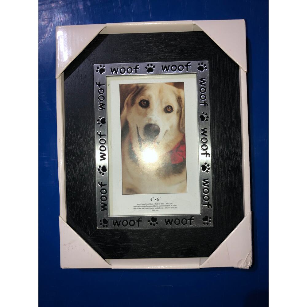 "Woof" Dog Photo Frame